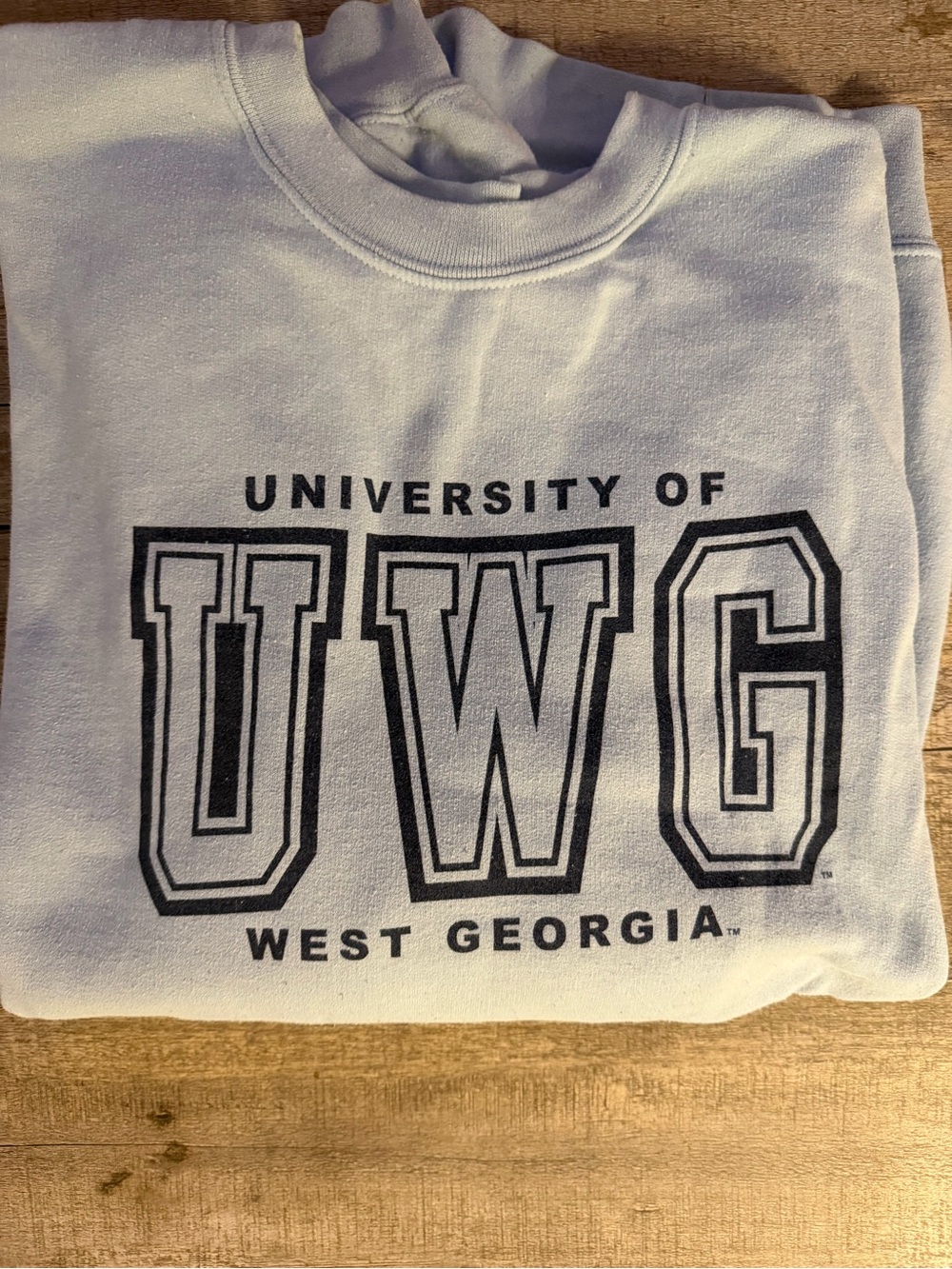 University of West Georgia Light Gray Crewneck Sweatshirt